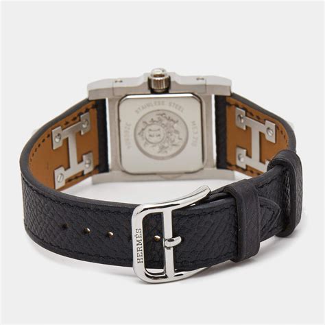 fake hermes medor watch - Hermes watch leather strap.